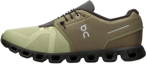 On Men's Cloud 5 Running Shoes, Grove/Haze, 44 EU