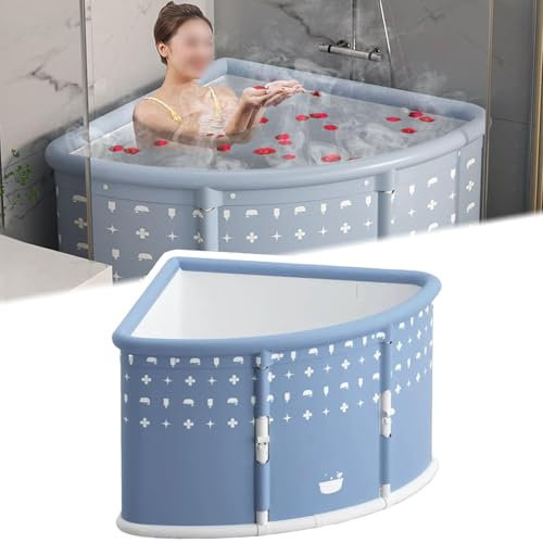 Große Tragbare Faltbare Badewanne - Keine Installation Erforderlich, Freistehend für Ein Heißes SPA-Eisbad