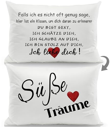 Du bist sexy ich schätze dich ich glaube an dich ich bin stolz auf dich ich liebe dich Erinnerung Kissenbezüge für Liebhaber Freundin Freund Freund Paare Geburtstag Valentinstag Weihnachten Geschenk