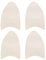 4 Pcs False Eyelash Applicator Tool, Lash Clip, Lash Buddy Applicator Tool, Curved Head Makeup Wear Lash Clip Tool for Beginner