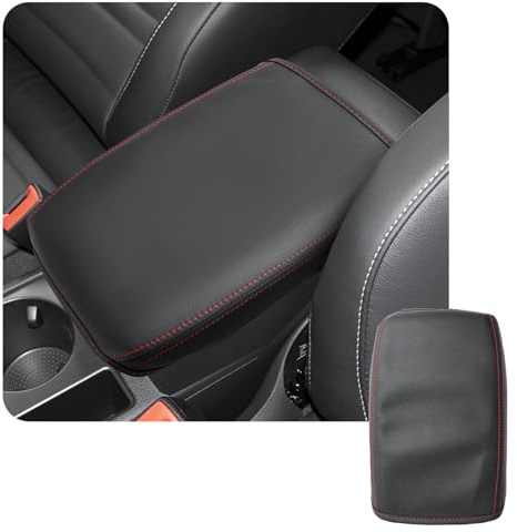 CDEFG Kompatibel mit Ford Tourneo Custom Transit Custom/VW Caddy 5/ Touran 2 5T 2022-2025 Mittelarmlehne Armlehnen Deckel Abdeckung Mittelkonsole Kunstleder Armlehne Box Cover Auto Zubehör