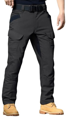 Générique Pantalon Tactique Cargo pour Homme Treillis Militaire Randonnée Chasse Pantalon avec Poche Combat Stretch Extensible Séchage Rapide de Travail