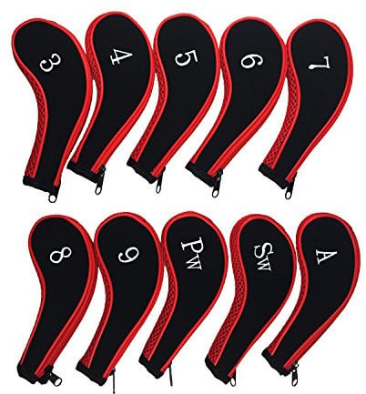 Txian Golfschlägerhauben-Set, 10 Stück, aus Neopren