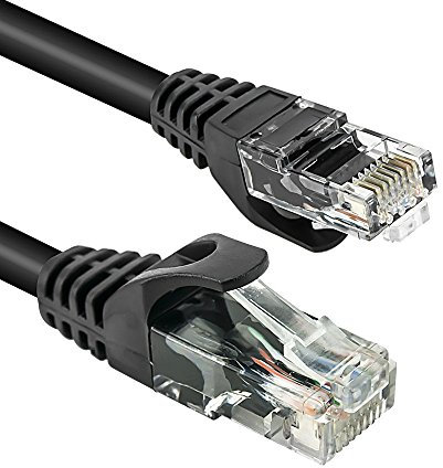 Vultech taau010-utp-bk 1 m CAT6 U/UTP (UTP) schwarz Netzwerk-Kabel – Netzwerk-Kabel (1 m, Cat6, RJ-45, RJ-45, männlich/männlich, U/UTP (UTP))