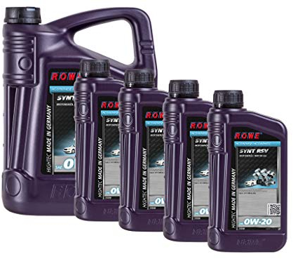 9 (5L+4L) Liter ROWE HIGHTEC SYNT RSV SAE 0W-20 Motoröl für VOLVO