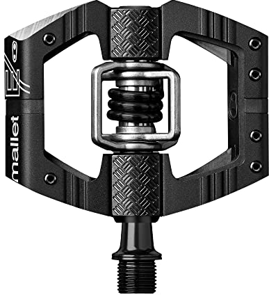 MALLET ENDURO LS Pedale schwarz/silber / schwarze Feder