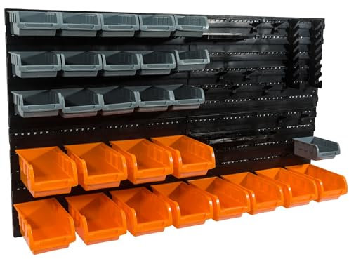Panneaux muraux avec bacs à bec et porte-outils WERKA PRO