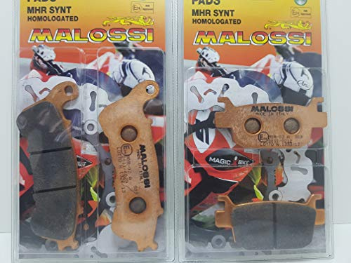 KIT PASTIGLIE FRENI ANTERIORI POSTERIORI MALOSSI SINTERIZZATE OMOLOGATE SH 125 150 300 2007 2008 2009 2010 2011