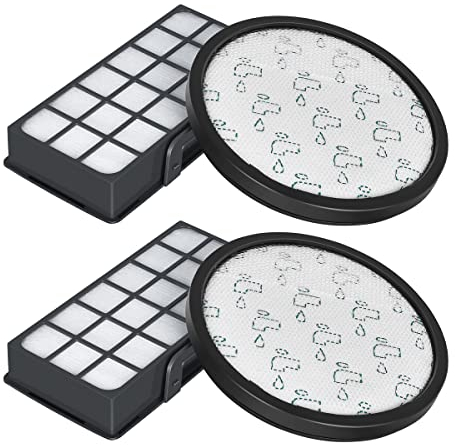 Jajadeal 2 Stück Filter für Rowenta X-Trem Power Cyclonic Staubsauger, Ersatzfilter Zubehör Kompatibel mit RO69xx Modell