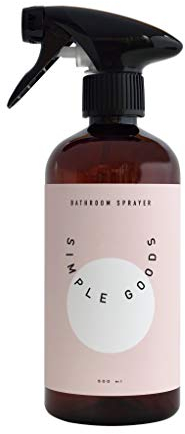 Simple Goods Sprühflasche Badreiniger 500ml (leer)