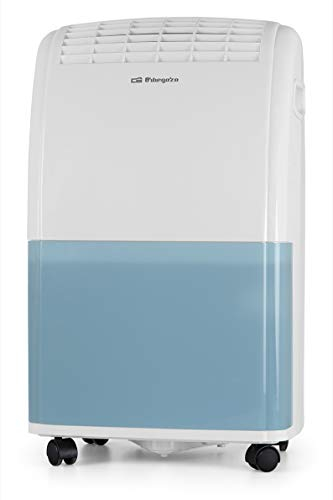 Orbegozo Dh 2070, Deshumidificador Con Capacidad De Deshumidificación De 20L/Día, Refrigerante R290, Depósito 3,6 L, Área De Aplicación 120 M2, Sistema Anti-Congelación, 420 W, Blanco