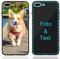 MXCUSTOM Personalisierte Handyhülle für Apple iPhone 8 Plus/7 Plus, Benutzerdefiniert kratzfest Gehärtetes Glas Weicher Stoßfänger Hülle mit Eigenem Foto Bild Text Individuelle Schutzhülle (GHS-BK-P1)