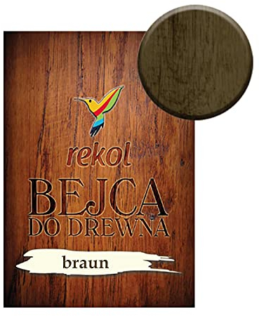 Holzbeize Möbelbeize Trockenbeize Beize Pulverbeize f. 2-3m² große Farbauswahl, Farbe:braun