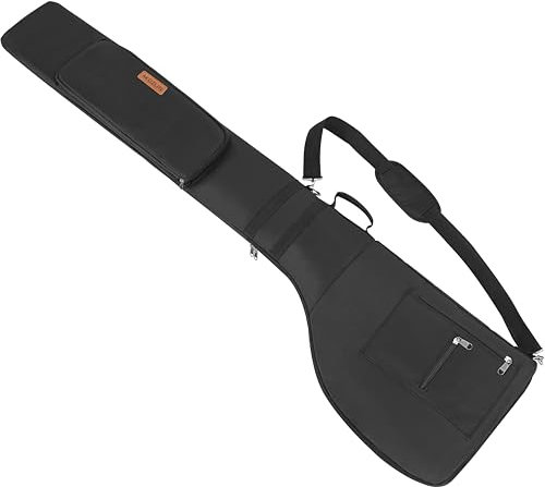 AKOZLIN Golf Tragetasche für 8-10 Golfschläger, Schwarz, Nylon, Wasserfest, Padded Shoulder Gurt, 3 Taschen, Ideal für Golfer