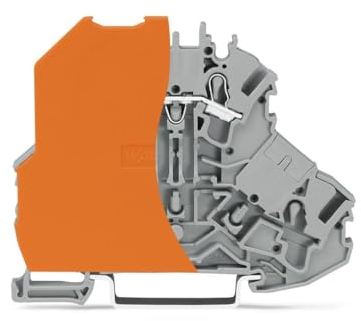 WAGO 2002-2201/098-000 Doppelstock-Durchgangsklemme 7.20mm Push-In-Klemme Grau 50St.