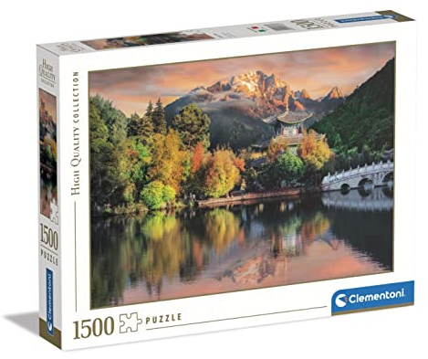 Clementoni - 31688 Collection Puzzle - Lijiang View - Puzzle 1500 Teile ab 14 Jahren, Erwachsenenpuzzle mit Wimmelbild, Geschicklichkeitsspiel für die ganze Familie