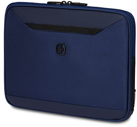 SwissGear Padded Zippered Laptop Sleeve, Micro-Twill Laptop Case with Fleece Lining & Front Webbing