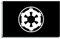 DecrPlus For Star Wars for Large Galactic Empire Schwarze Flagge Banner 3x5ft/90*150cm (HD-Druck, strapazierfähiges 150D Polyester) für Garage Man Cave mit Metallöse
