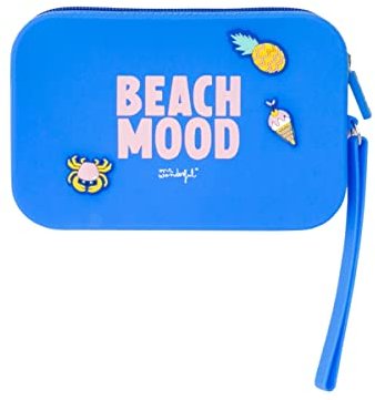 Mr. Wonderful Porte-Monnaie en Silicone-Beach Mood, Mixte, Multicolore, estandar
