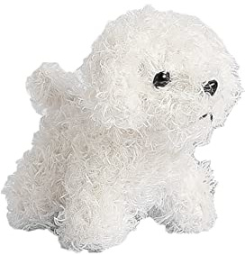 URFEDA Plüsch Hund Plüschtier 10CM,Mini Teddy Hunde Kuscheltiere,Realistisch Teddy Dog Kuscheltier Für Kinder Plüschhund Puppe Stofftier Hund Simulation Teddy Pudel Spielzeug für Jungen Mädchen Baby