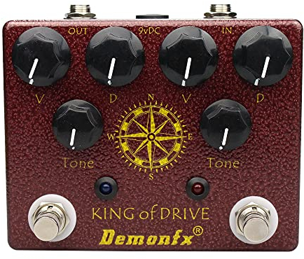 DemonFX KING OF DRIVE - Combined OD/Distortion Guitar Pedal
