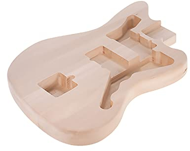 ERYUE unfinished electric guitar boMZB-T DIY E-Gitarre Unvollendeter Korpus Gitarrenfass Rohling Lindenholz Gitarrenkorpus
