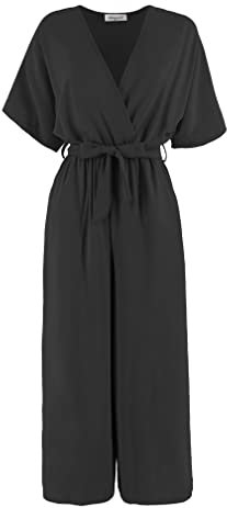 JOPHY & CO. Salopette Donna Lungo Scollo V (cod. 6797) (L, Nero)