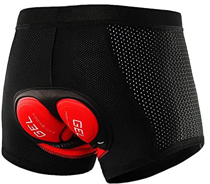 Salopette da Ciclismo Shorts Cicling Upgrade 5D Pad Cycling Biancheria Bianche Professionale bibshort (Color : Beige, Size : M)