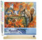 Figured'Art Malen Nach Zahlen Erwachsene Mit Rahmen Verspieltes Eichhörnchen - Paint by Numbers Basteln DIY Bastelset 40x50cm Mit Keilrahmen (nicht gespannt)