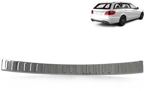 ROBUST Ladekantenschutz Edelstahl für Mercedes E-Klasse T-Modell S212 2009-2016 | Es handelt sich um ein kurzes Modell. Produktlänge: 102 cm Material: Edelstahl