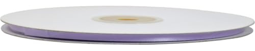 PuntoCasaStore Nastro Doppio Raso 50 Metri 6 mm Lilla 0622 – Rotolo Satin Doppia Faccia | Bomboniere Confezioni Regalo Decorazioni Fai da Te Artigianato Feste