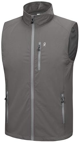 Little Donkey Andy Herren Outdoor Stretch Chill Quick Dry Stand Up Vest Eisengrau XL