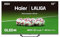 Haier QLED 4K UHD H55S80EUX - Smart TV 55, Google TV, Dolby Audio, HDR 10, Smart Remote Control, Google Assistant, Bluetooth 5.1, DBX TV, HDMI 2.1 x 4, Sin Marcos, 2024