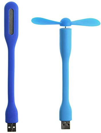 Paopaoldm USB Fan Flexible Portable Fan USB 5V Fan With USB LED Light Lamps For Notebook Computer Gadget USB Camping Gear Desk Fan And Light USB Powered LED Light And Fan