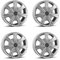 4x Borbet Felgen CH 7.5x17 ET61 5x118 crystal silver kompatibel mit Citroën Jumper