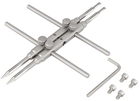 Outils d'entretien de Réparation D'Objectif D'appareil Photo, Kit de clé à Molette Ultra Fine, Embouts Remplaçables en Acier Inoxydable pour Objectif D'appareil Photo DSLR