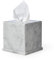 HAMAKAWA Kosmetiktücherbox aus Naturmarmor, Tissue Box Cover, Carrara Weißer Tissue Organizer 15 x 15 x 14,5 cm, Schwere Dekorative Steinbox für Wohnkultur, Küche, Bad, Schlafzimmer