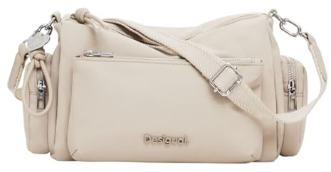 Desigual Schultertasche Umhängetasche Habana Shoulder Bag Beige Crude
