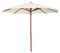 Parasol de Jardin Extérieur, Parasol 300 cm, Parasol Balcon, Blanc