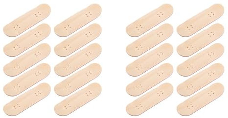 SICOSALT 20 StüCke Neue Holzbrett Finger Skateboard Teile für Finger Skateboards