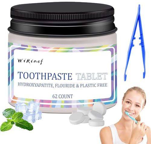 Hydroxylapatit Zahnpasta Hydroxyapatite Toothpaste Hydroxylapatit Zahncreme Natürliche Fluoridfreie Zahnpasta Tabletten Fluoridfrei Remineralisierendes Nano Hydroxylapatit Zahnpasta mit 1 Pinzette