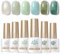 Born Pretty UV Nagellack Jelly Grün Glitzer Magnetisch Gel Nagellack UV Frühling Sommer Transparent Cat Magnetic Eye Gel Maniküre und Nagelkunst DIY zu Hause