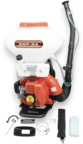 ATOMIZADOR DE Gasolina con Mando Central 3WF-3. Sulfatadora de Mochila, Pulverizador de Espalda, Atomizador de Gasolina, Sulfatadora de Mochila para liquido y Polvo. Soplador de Hojas.
