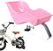 yztju Puppen-Fahrradsitz, Fahrrad-Puppenträger - Radfahren mit einem Babypuppenstuhl,Rosa Installationsprozess in nur wenigen Fahrradsitzträger für Babypuppen für Kuscheltiere