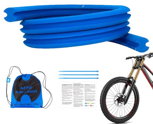 Schlauchloser Reifeneinsatz – Tragbares Fahrrad-Luftfutter, langlebiger Schaumstoff-Reifenschutz MTB, Straße, Rennräder | Stoßdämpfung von leichten Reifen, Anti-Punct-Radeinlage