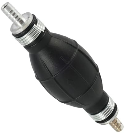 Poire d'Amorcage Carburant 8 mm, Pompe à Carburant Manuelle pour Essence, Diesel, Gasoil, Pompe Amorceur à Valve Unidirectionnelle, Pompe Manuelle de Transfert de Fluide pour Voitures
