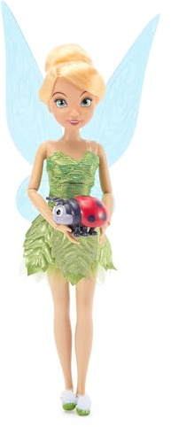 Disney Store Official - Peter Pan - Tinkerbell - Klassische Puppe für Kinder - 28 cm/11 - Voll bewegliches Spielzeug mit charakteristischem grünem Kleid und Bommelschuhen - Geeignet ab 3 Jahren