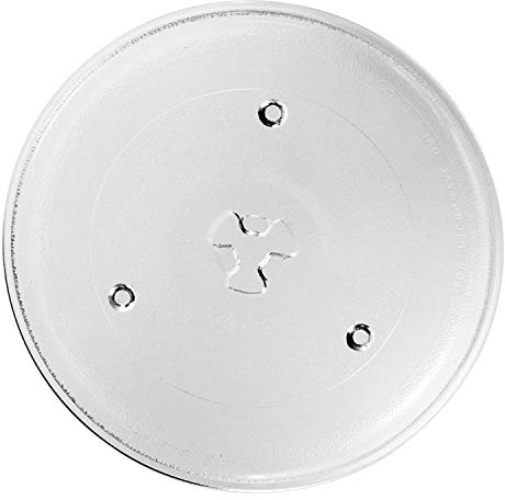SPARES2GO Glass Turntable Plate for Russell Hobbs GJAL31 Microwave Oven (318mm)