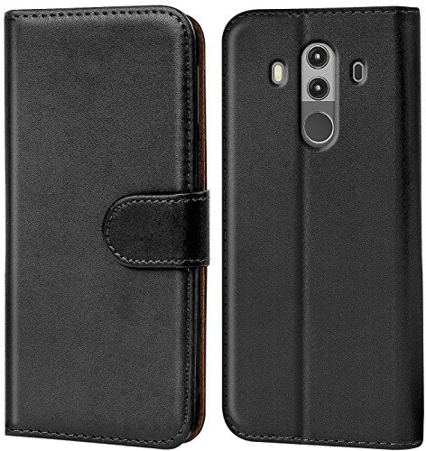 Verco Funda para Huawei Mate 10 Pro, Telefono Movil Case Compatible con Huawei Mate 10 Pro Libro Protectora Carcasa, Negro