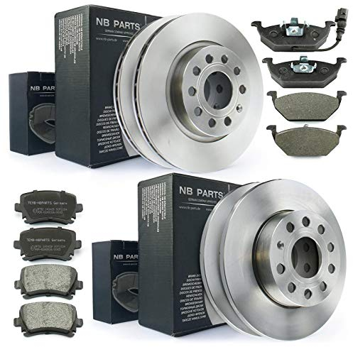 Bremsen/Bremsscheiben + Bremsbeläge vorne + hinten NB PARTS GERMANY 10043838